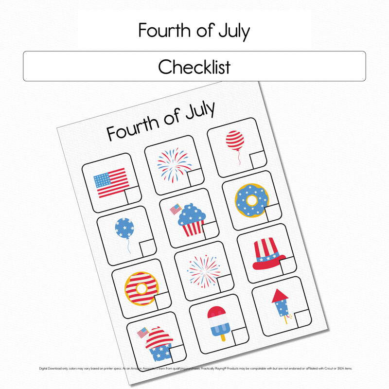 Fourth of July - Checklist