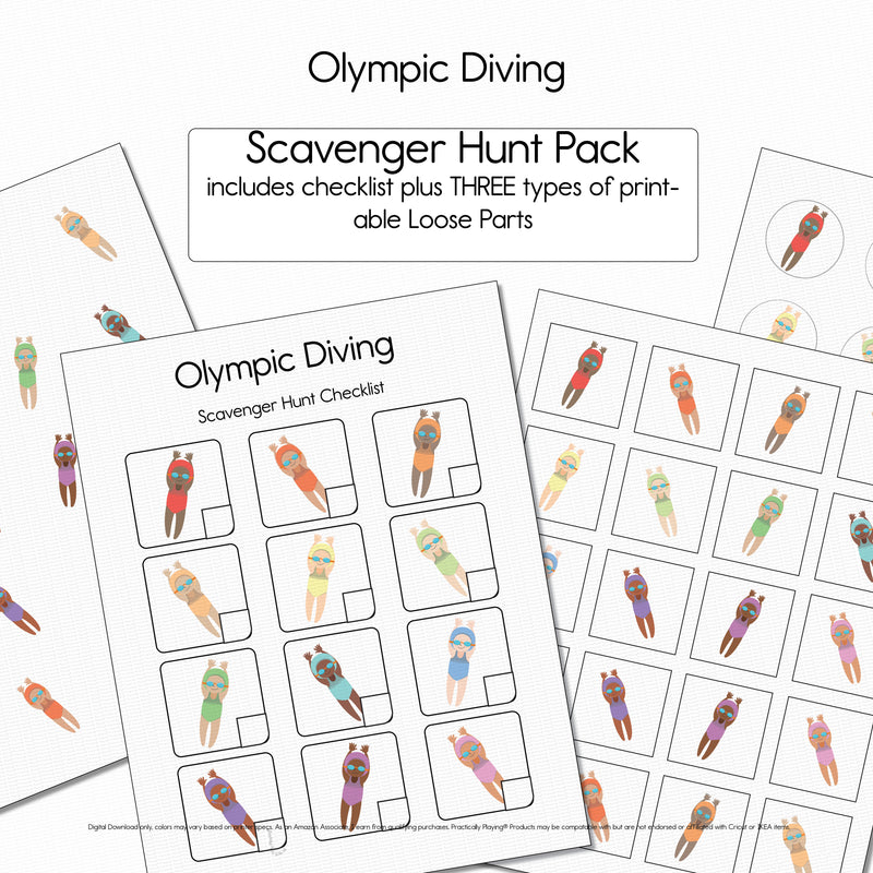 Olympic Diving - Scavenger Hunt