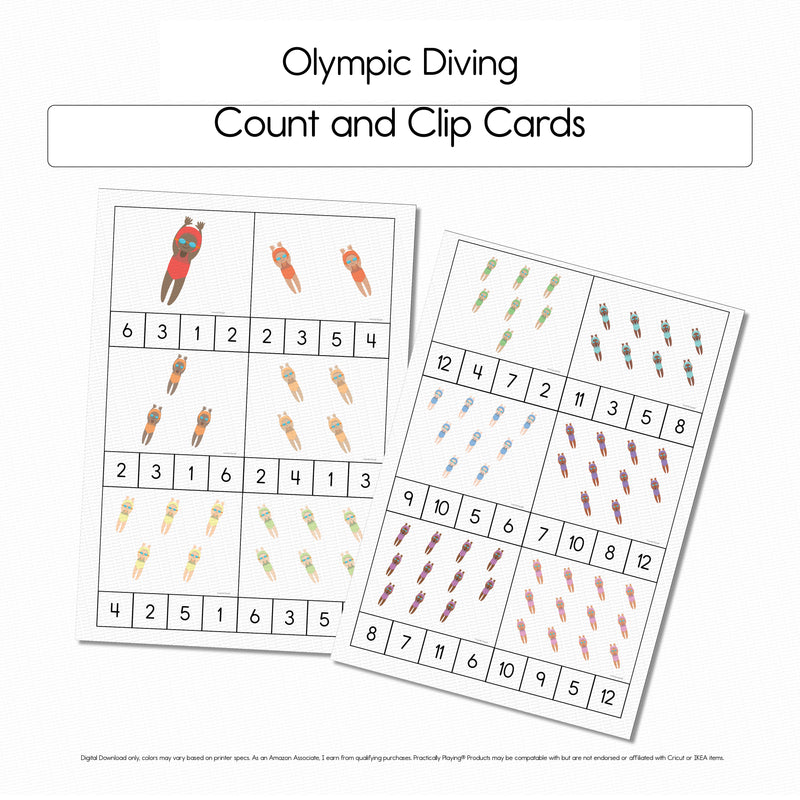 Olympic Diving - Count and Clip