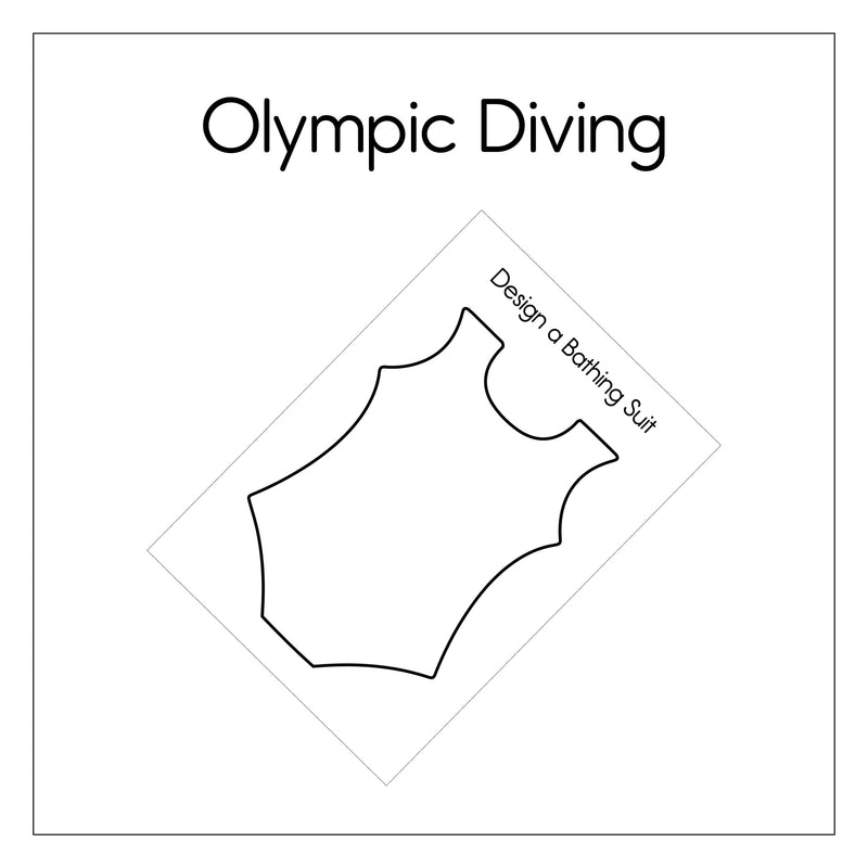 Olympic Diving - Coloring Sheet