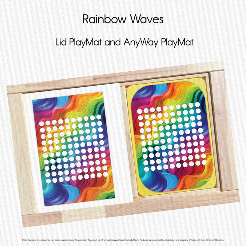Rainbow Waves - Explorer PlayMat Pack- One Hundred Board