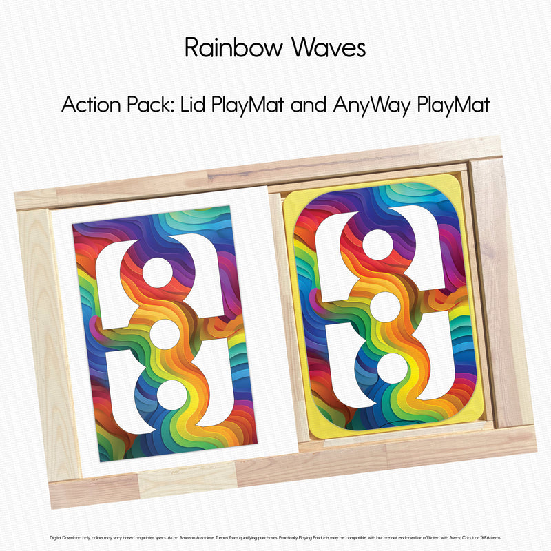 Rainbow Waves - Explorer PlayMat Pack- Tricircle