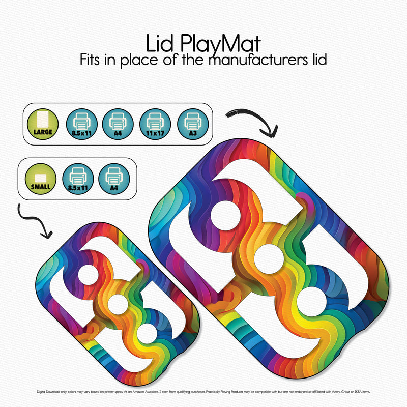 Rainbow Waves - Explorer PlayMat Pack- Tricircle