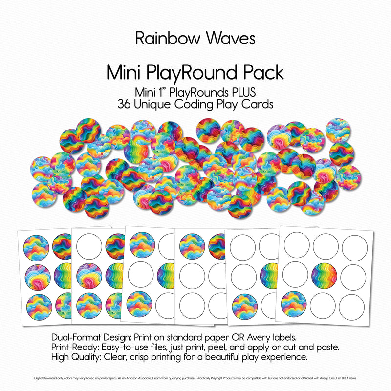 Rainbow Waves - Explorer Pack- Mini PlayRounds