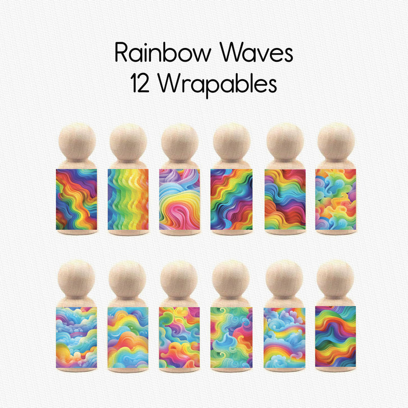 Rainbow Waves - Explorer Pack- Wrapable