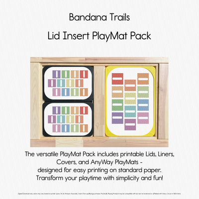 Bandana Trails - Explorer PlayMat Pack- Shapes 12 Slot