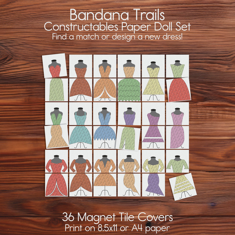 Bandana Trails - Explorer Pack- Constructables Paper Dolls