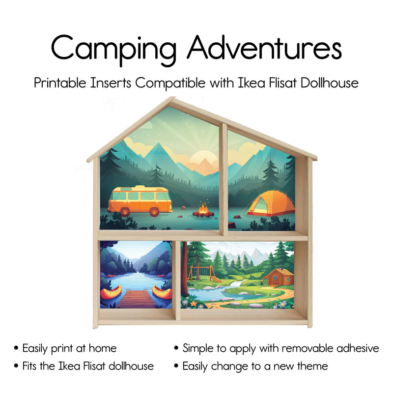 Camping Adventures - Imagination Pack- Dollhouse Decal