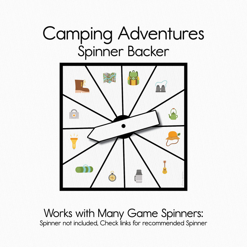 Camping Adventures - Discovery Pack- Spinner Backer