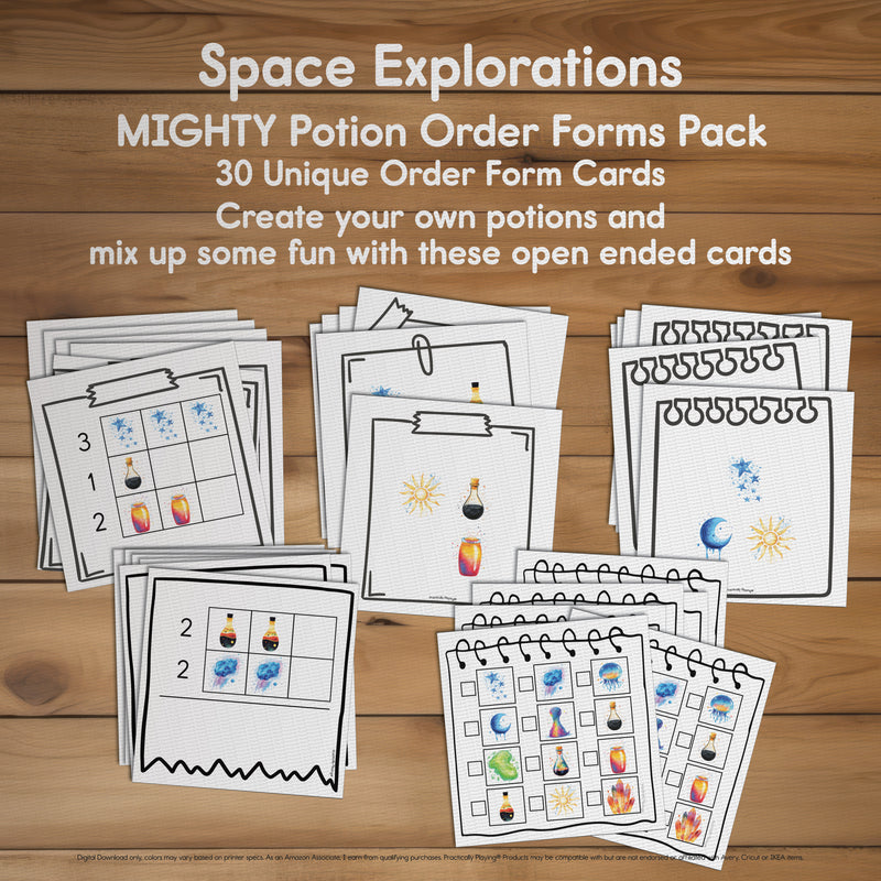Space Explorations - Mighty Potion Pack- Order Forms