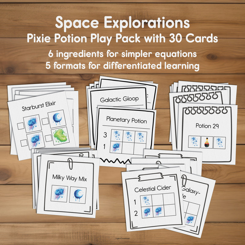 Space Explorations - Pixie Potion Pack- Recipes