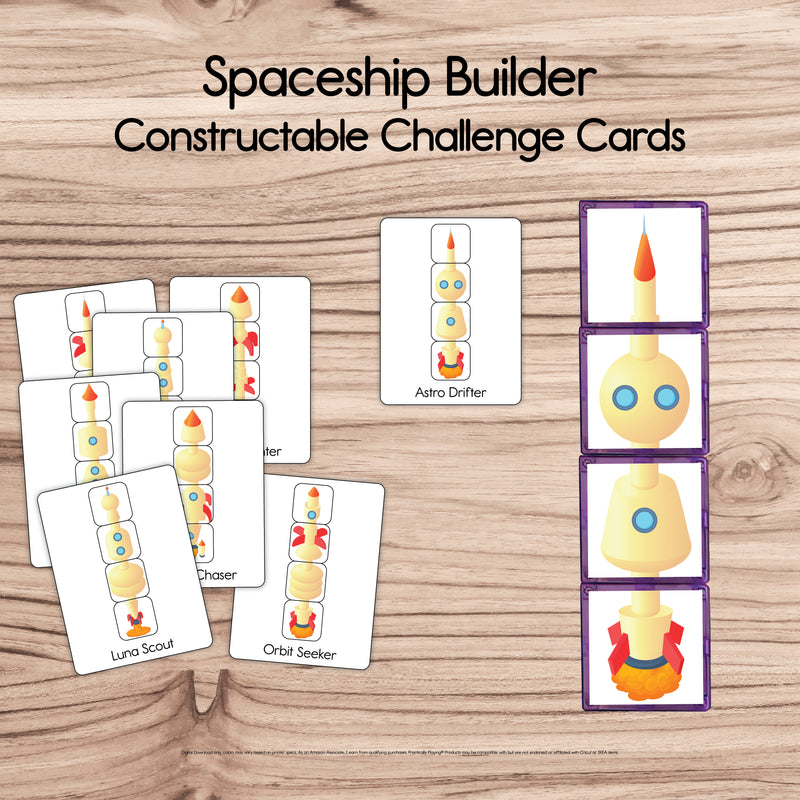 Space Explorations - Constructable Challenge Cards