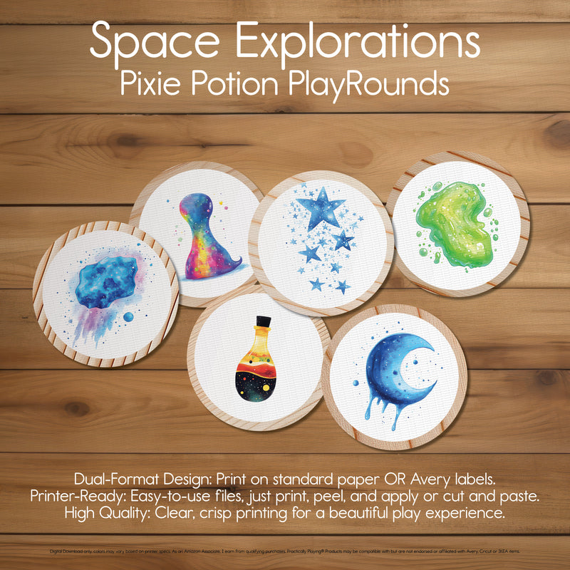 Space Explorations - Pixie Potion Pack- PlayRounds