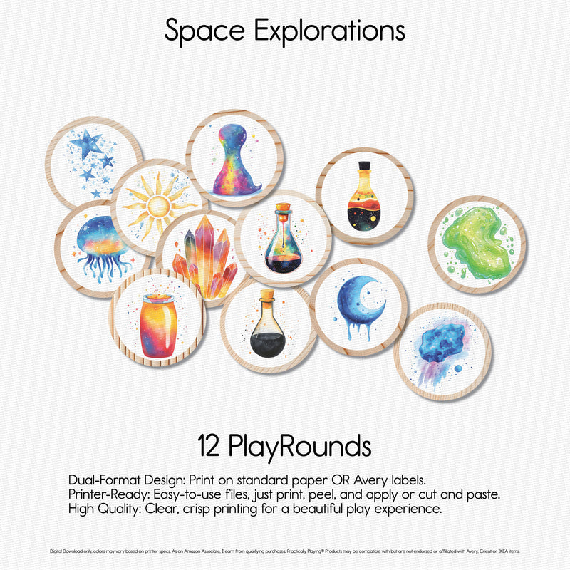 Space Explorations - Mighty Potion Pack- PlayRounds