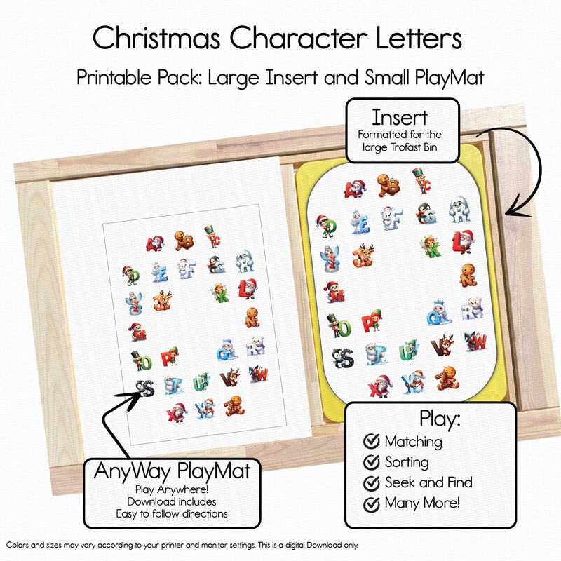 Christmas Characters Letters - Horizon PlayMat Pack