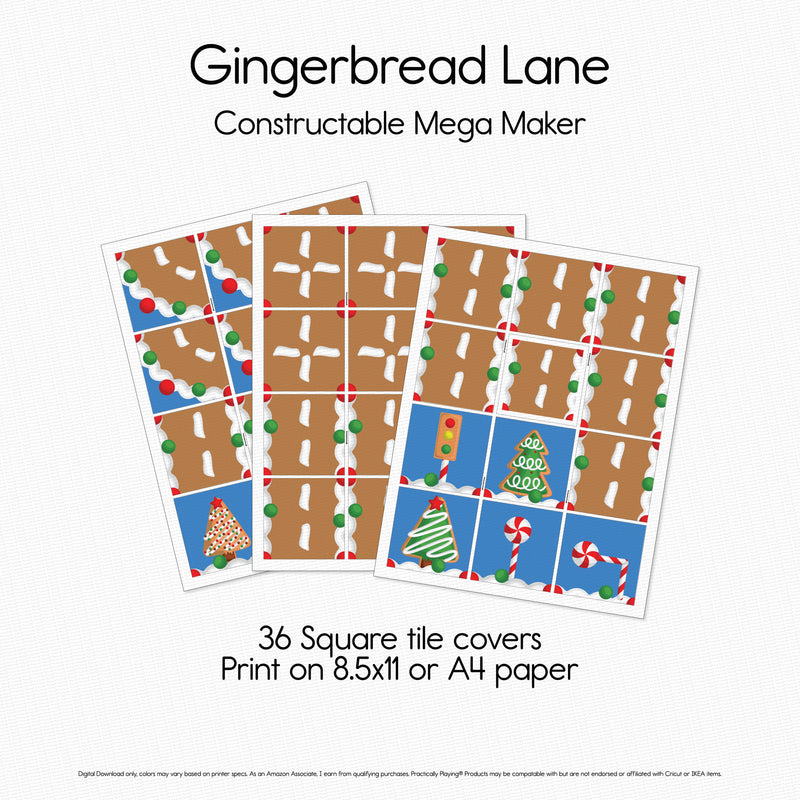 Gingerbread Lane Updated - Mega Maker Pack- Constructables