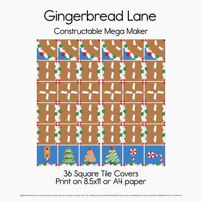 Gingerbread Lane Updated - Mega Maker Pack- Constructables