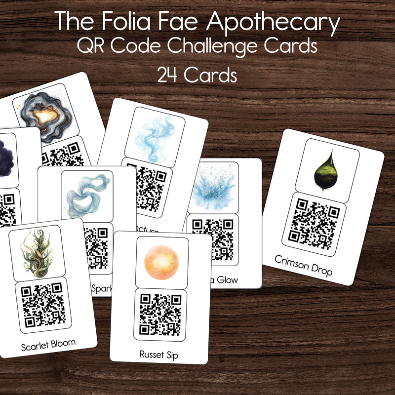 Folia Fae Apothecary - Scannable Potion Challenge Cards