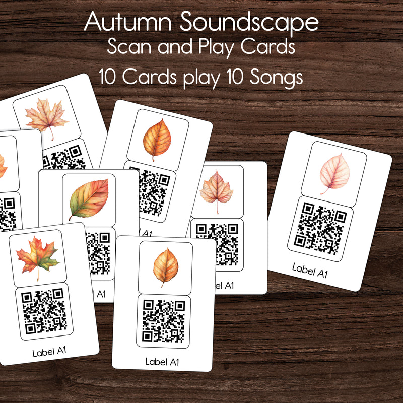 Autumn SoundScapes - Scan and Play Cards