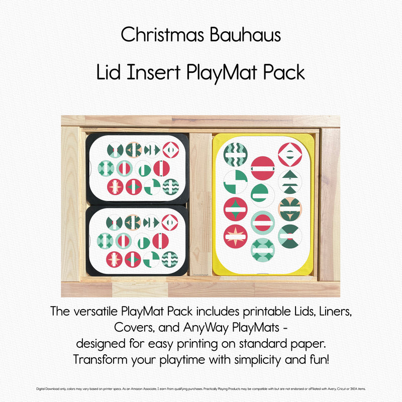 Christmas Bauhaus - PlayMat Pack- Twelve Slot Circles