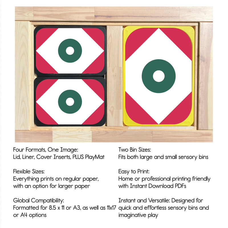 Christmas Bauhaus - PlayMat Pack- Center Circle Cover