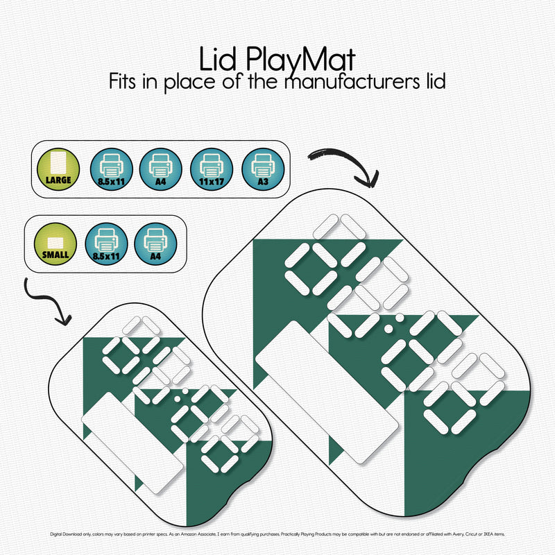 Christmas Bauhaus - PlayMat Pack- Digital Clock