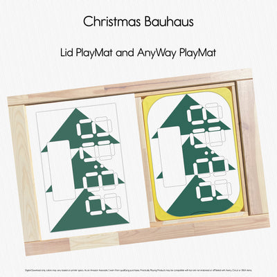 Christmas Bauhaus - PlayMat Pack- Digital Clock