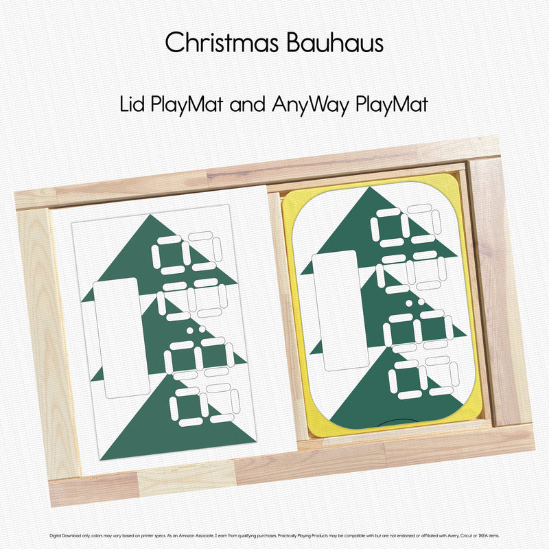 Christmas Bauhaus - PlayMat Pack- Digital Clock