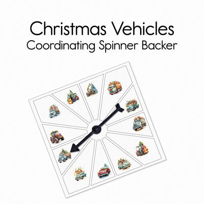 Christmas Vehicles - Bingo Game