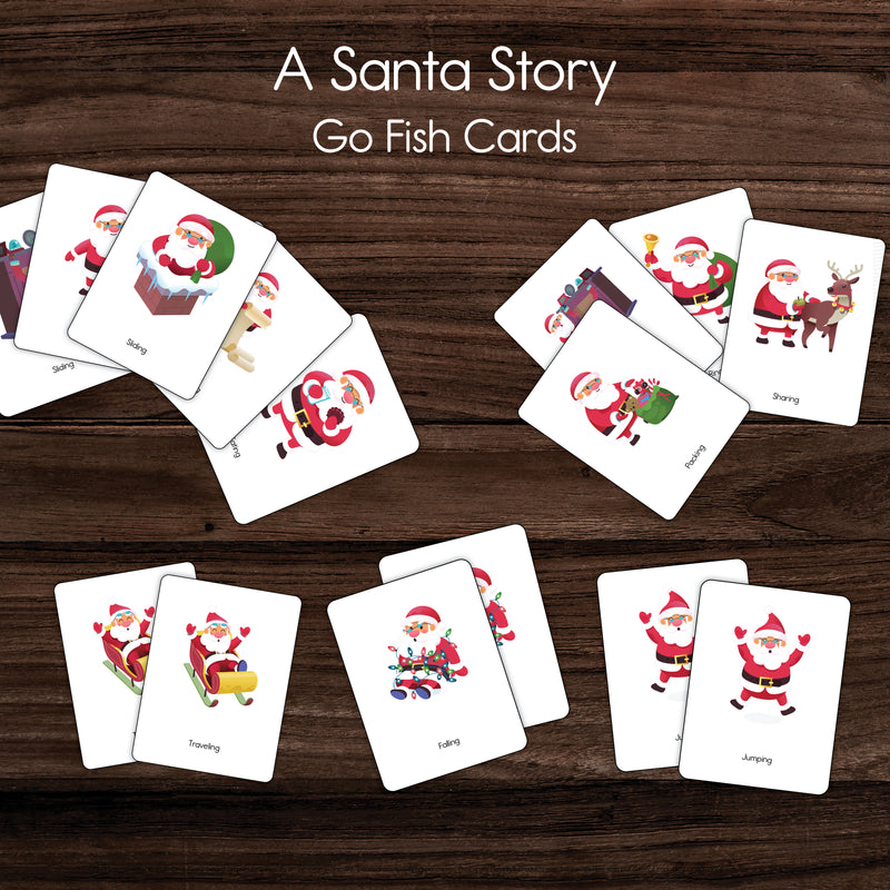 A Santa Story - Jumbo Go Fish Cards