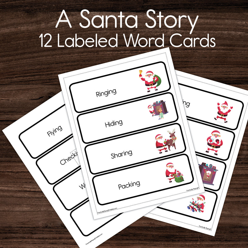 A Santa Story - vocabulary words