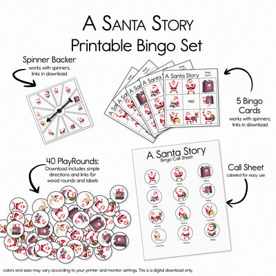 A Santa Story - Bingo Game