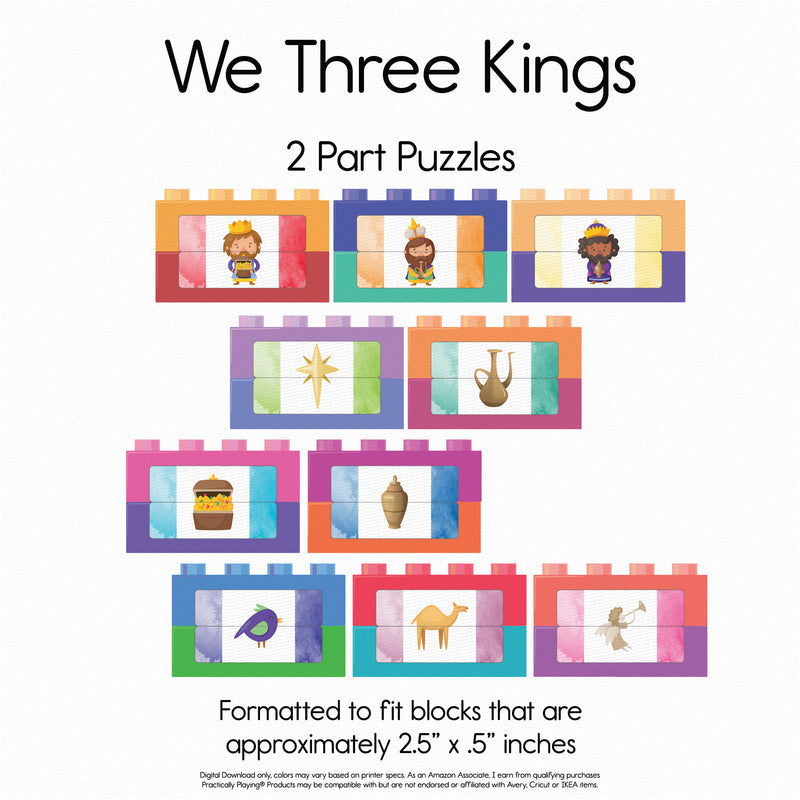 We Three Kings - 2 Part Puzzles