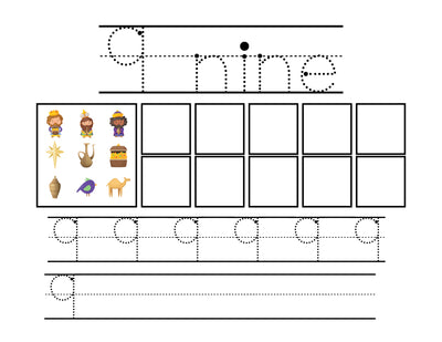 We Three Kings - Ten Frame