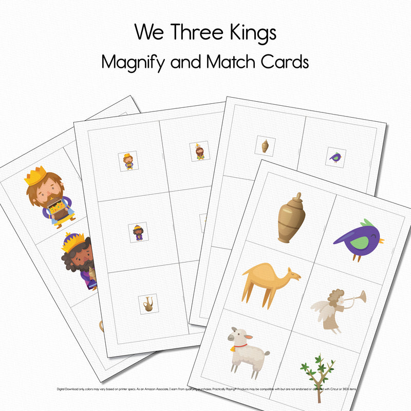 We Three Kings - Magnify and Match Cards