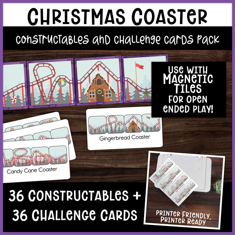 Christmas Coaster - Constructables and Challenge Cards Pack