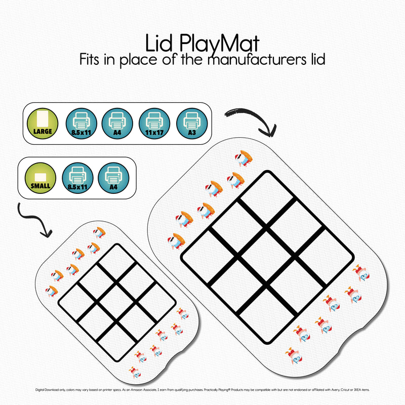 A Tropical Santa Story - PlayMat Tic Tac Toe