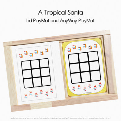 A Tropical Santa Story - PlayMat Tic Tac Toe