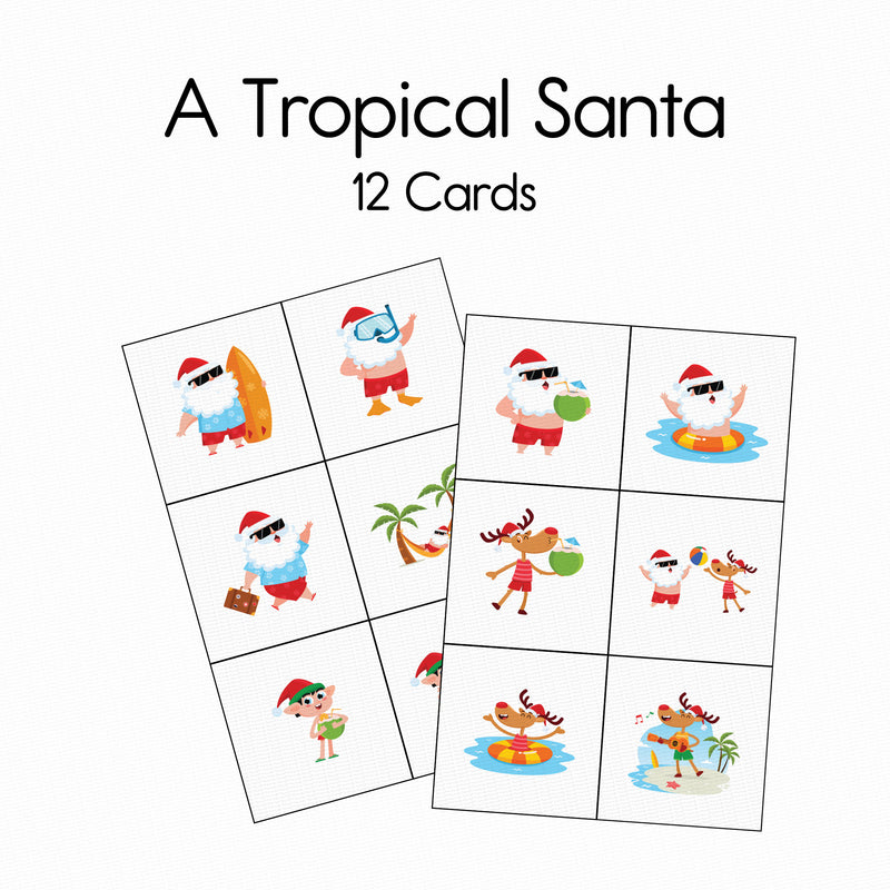 A Tropical Santa Story - Card Pack