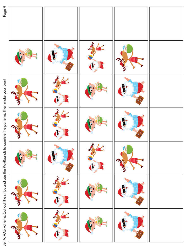 A Tropical Santa Story - Pattern Strips