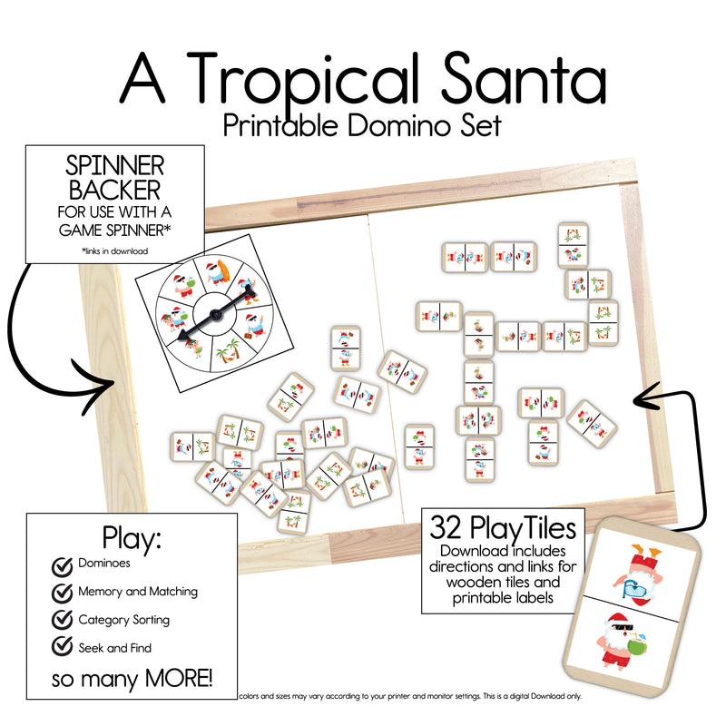 A Tropical Santa Story - Dominos Game Pack