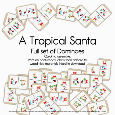 A Tropical Santa Story - Dominos Game Pack