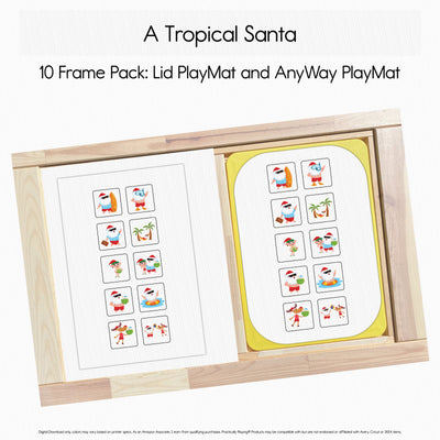 A Tropical Santa Story - PlayMat Ten Frame Sorter