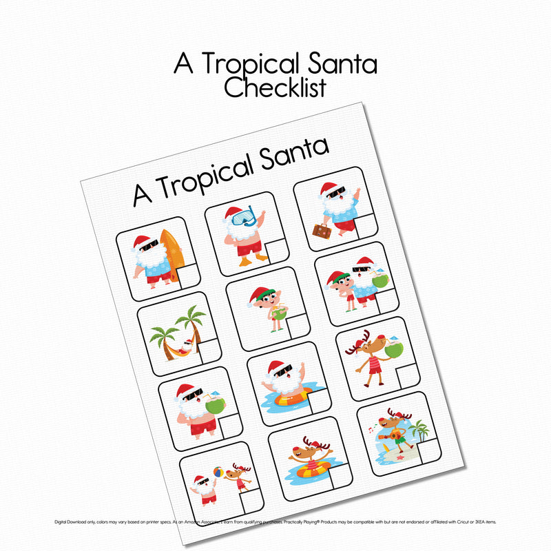 A Tropical Santa Story - Checklist