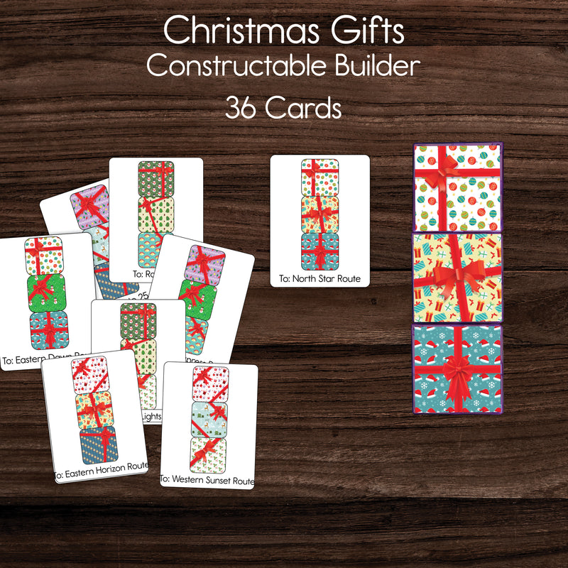 Christmas Gifts - Mix and Match Challenge Cards