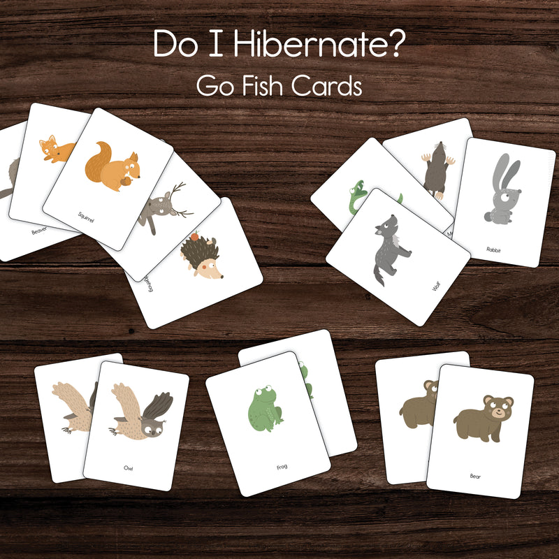 Do I Hibernate? - Jumbo Go Fish Cards