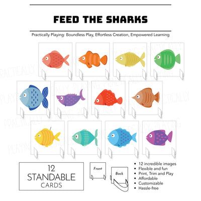 Feed the Shark Action Pack: Printable Inserts and Loose Parts