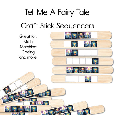 Tell Me a Fairy Tale - Craft Stick Covers and Toppers PDF