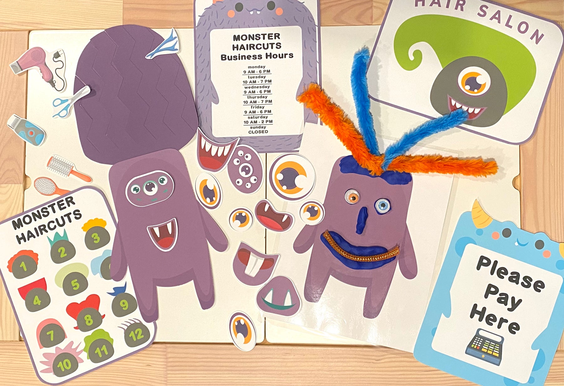 Monster Makeover Dramatic Play Pack – Practically Playing