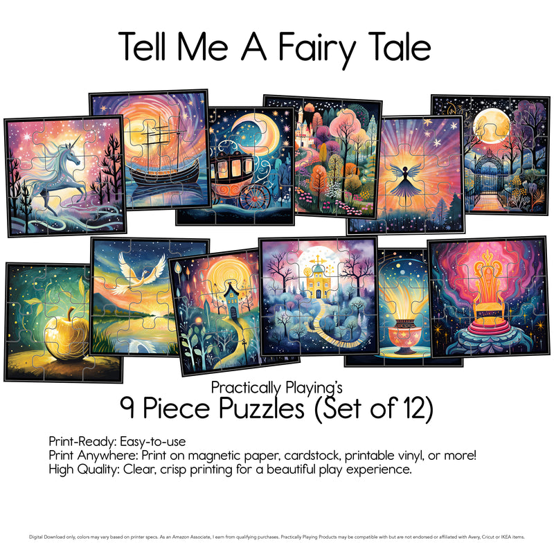 Tell Me a Fairy Tale - Nine Piece Puzzles